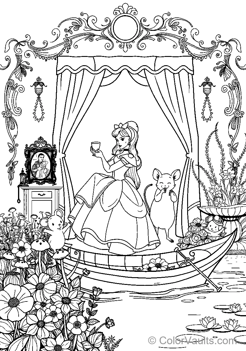 Belle In Boat