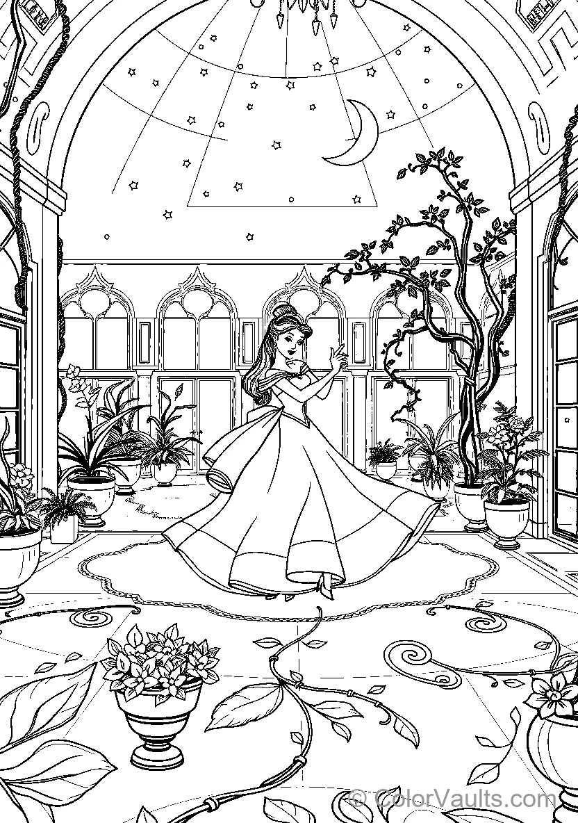 Belle In Dance Pose