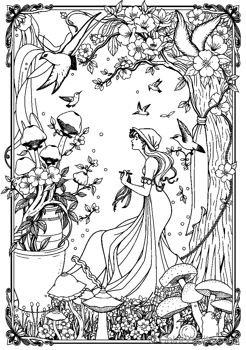 Belle In Enchanted Forest