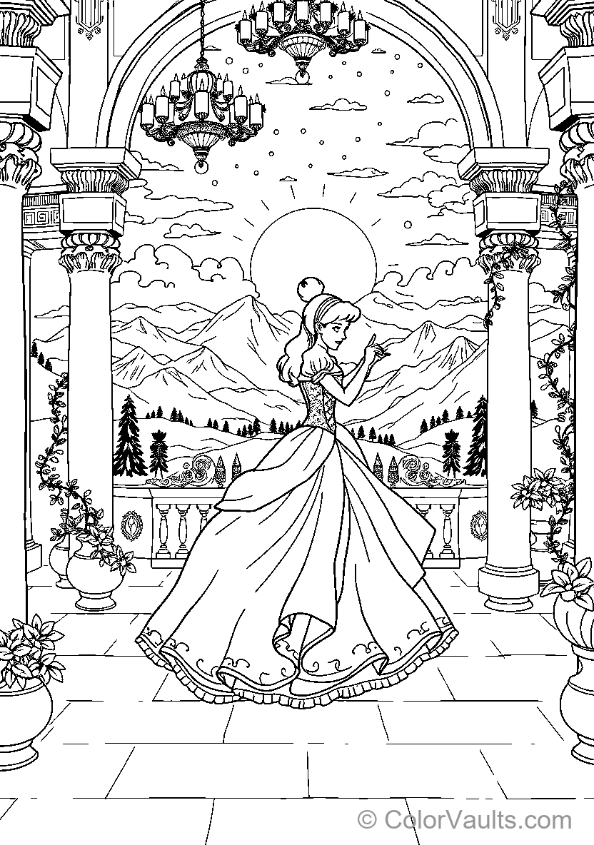 Belle In Her Ball Gown