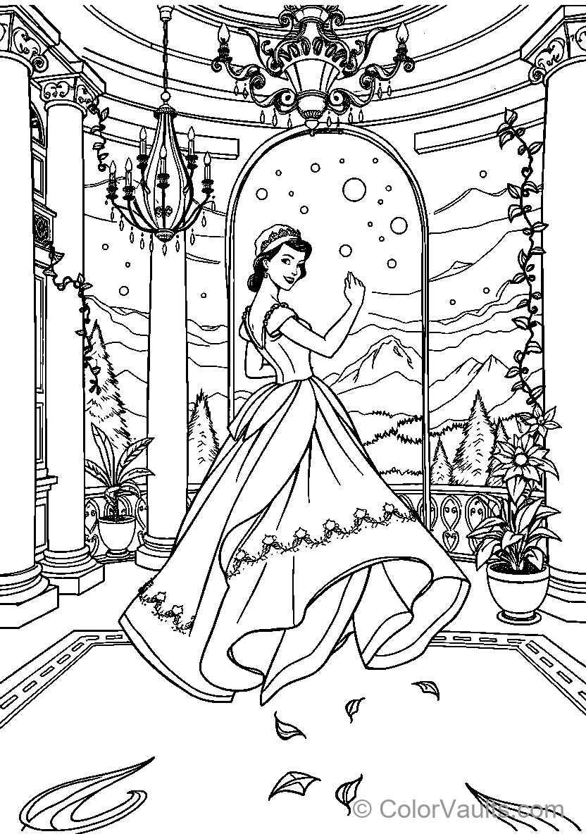 Belle In Her Ball Gown (Scene 3)