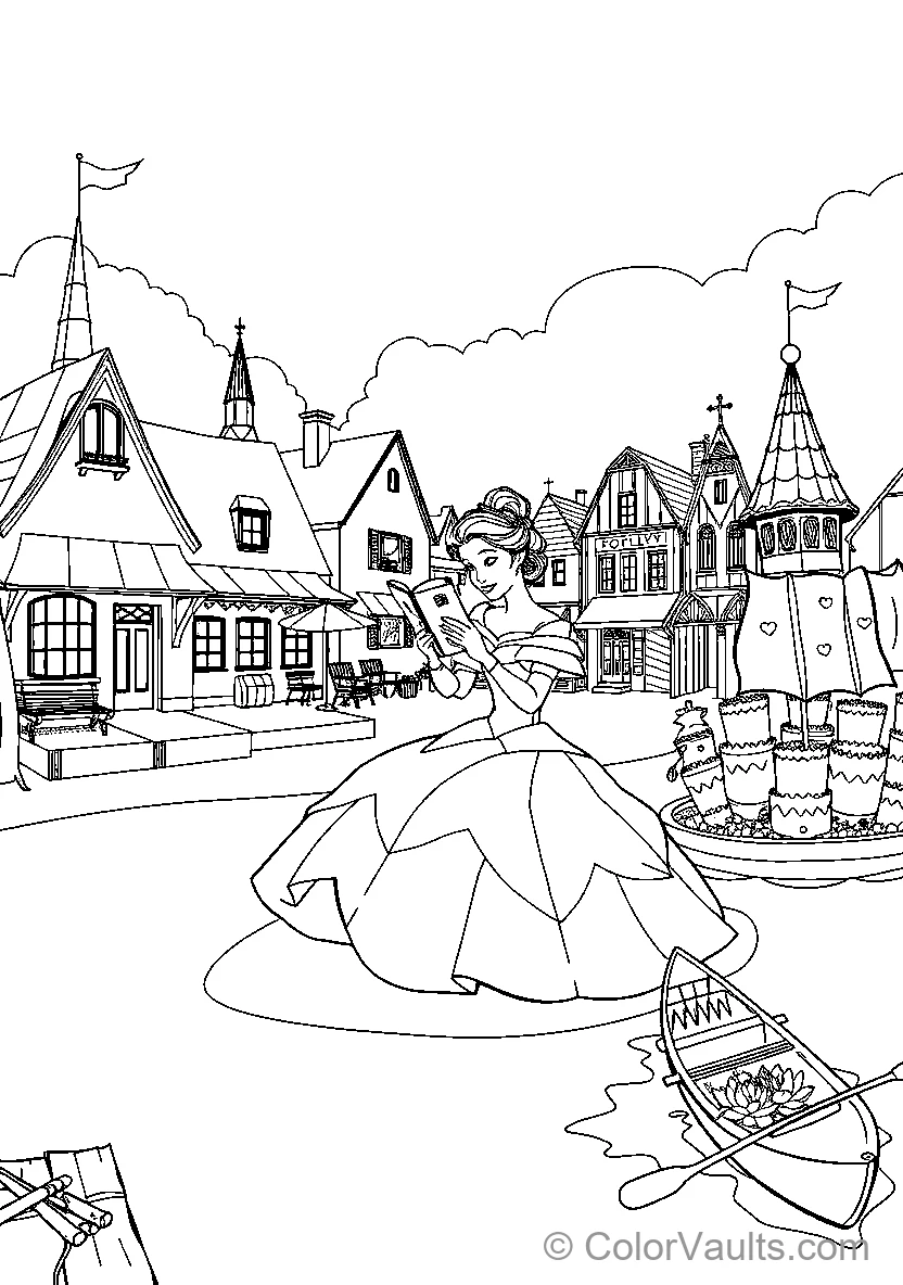 Belle In Her Iconic Gown