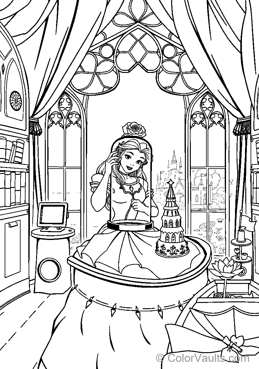 Belle In Her Room