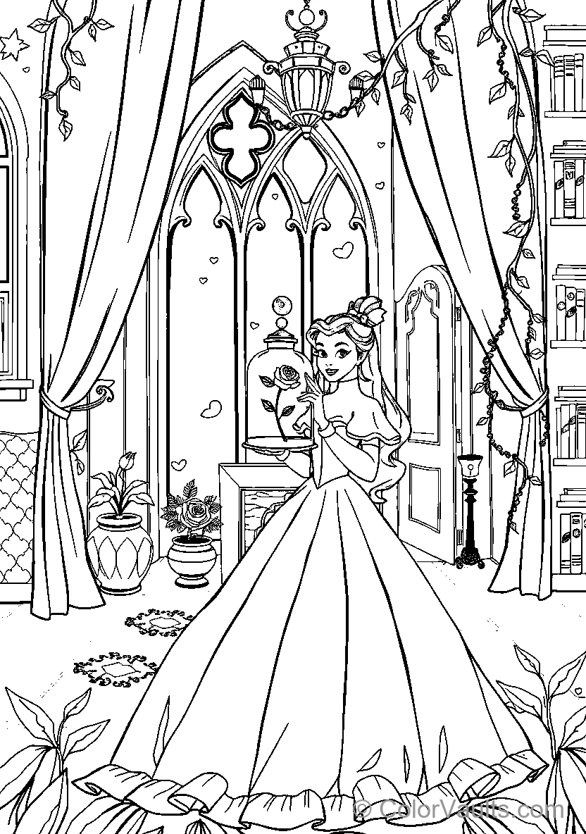 Belle In Her Wedding Dress