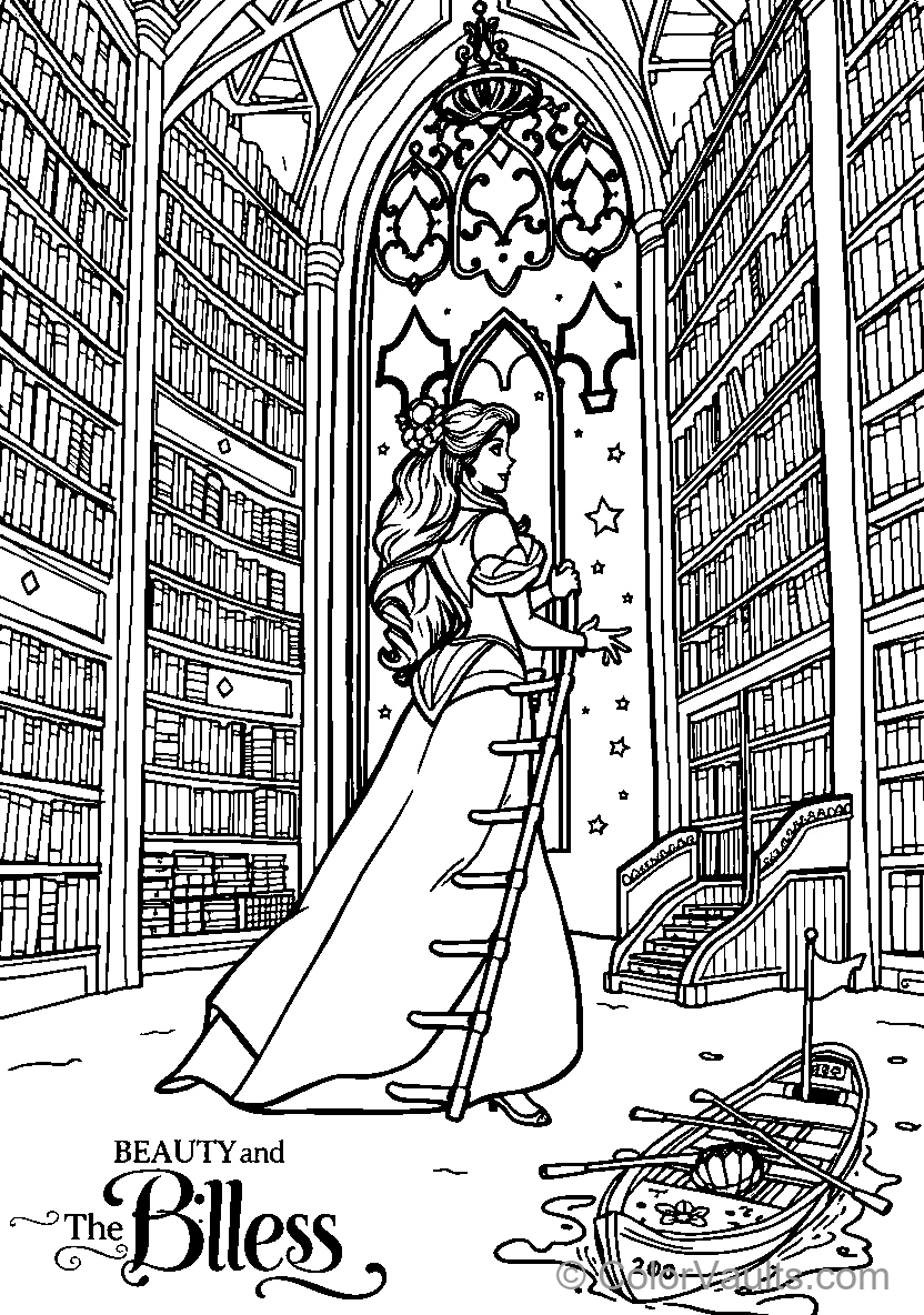 Belle In The Library (Scene 5)