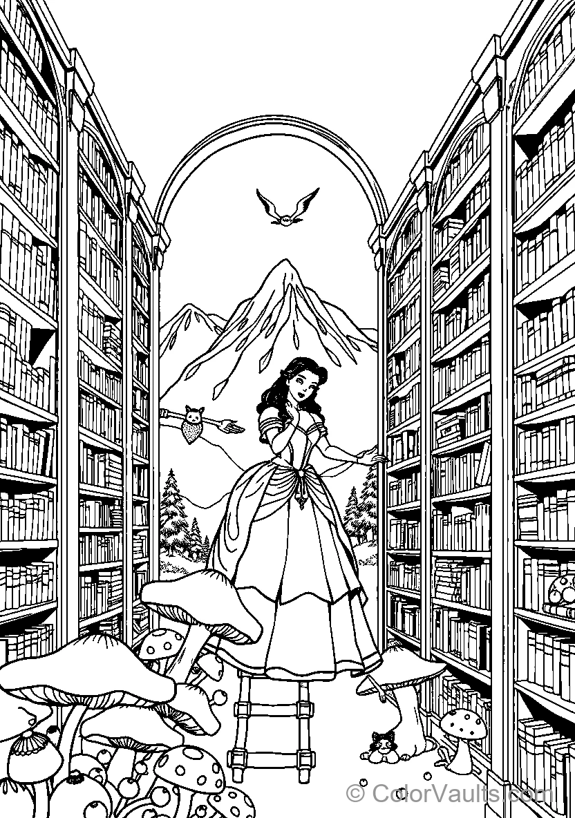 Belle In The Library (Scene 11)