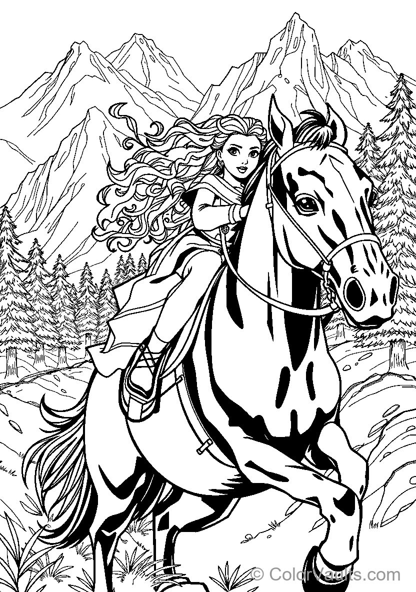 Belle On Horseback