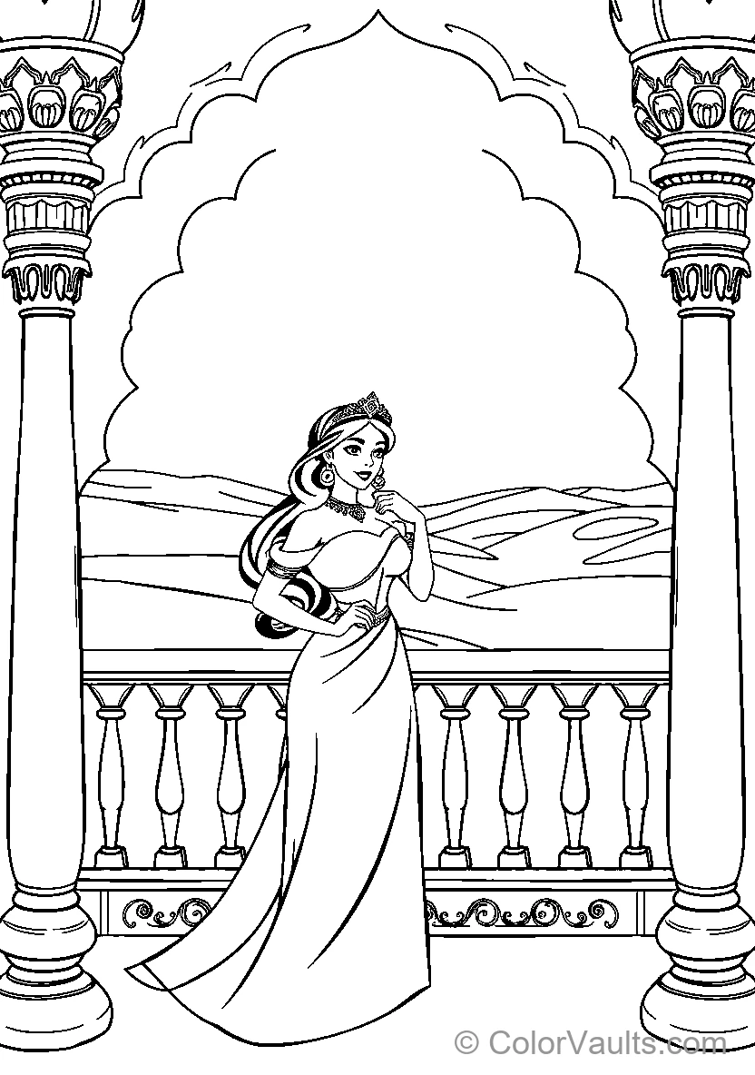Belle On Balcony