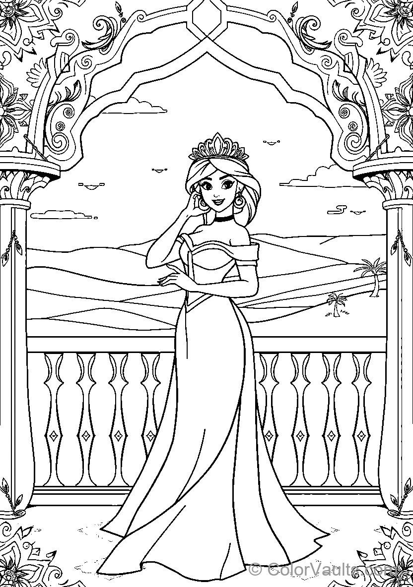 Belle On Balcony (Scene 3)