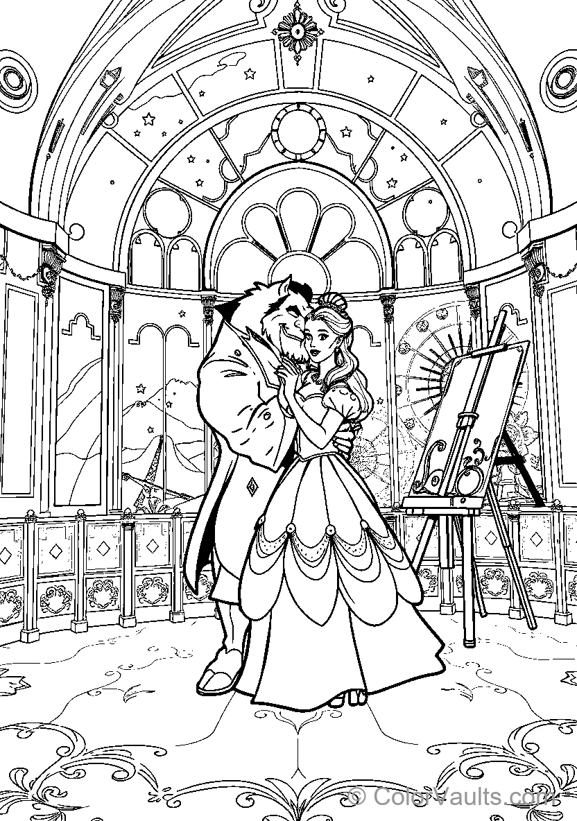 Belle Painting Beast
