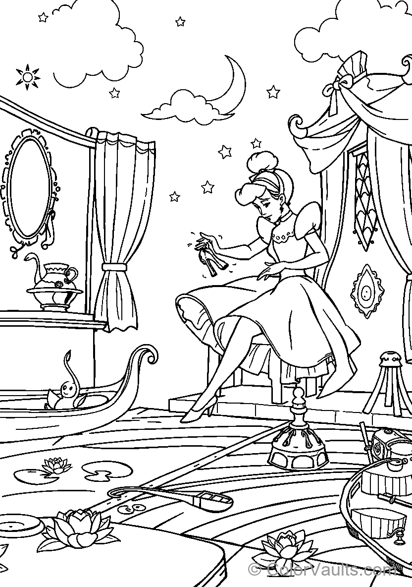 Belle Reading By Candlelight