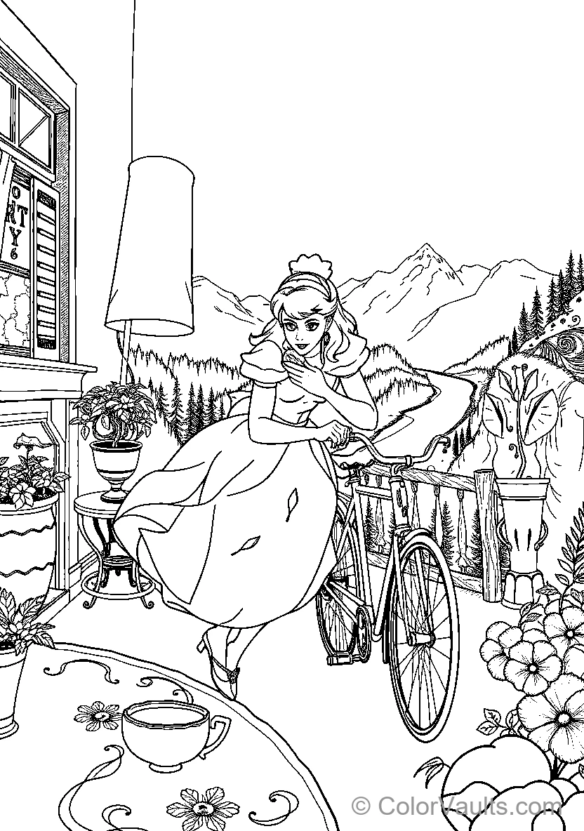 Belle Reading By Candlelight (Scene 3)
