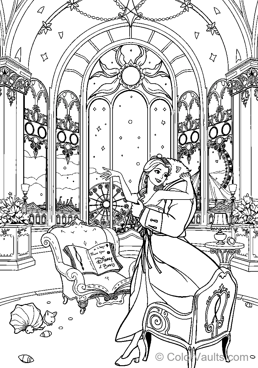 Belle Reads Disney Princess