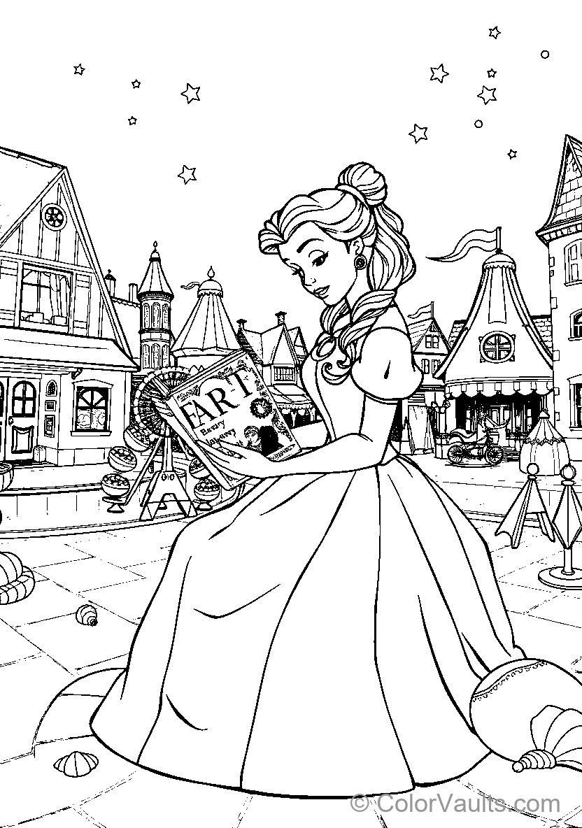 Belle Reads At The Fair