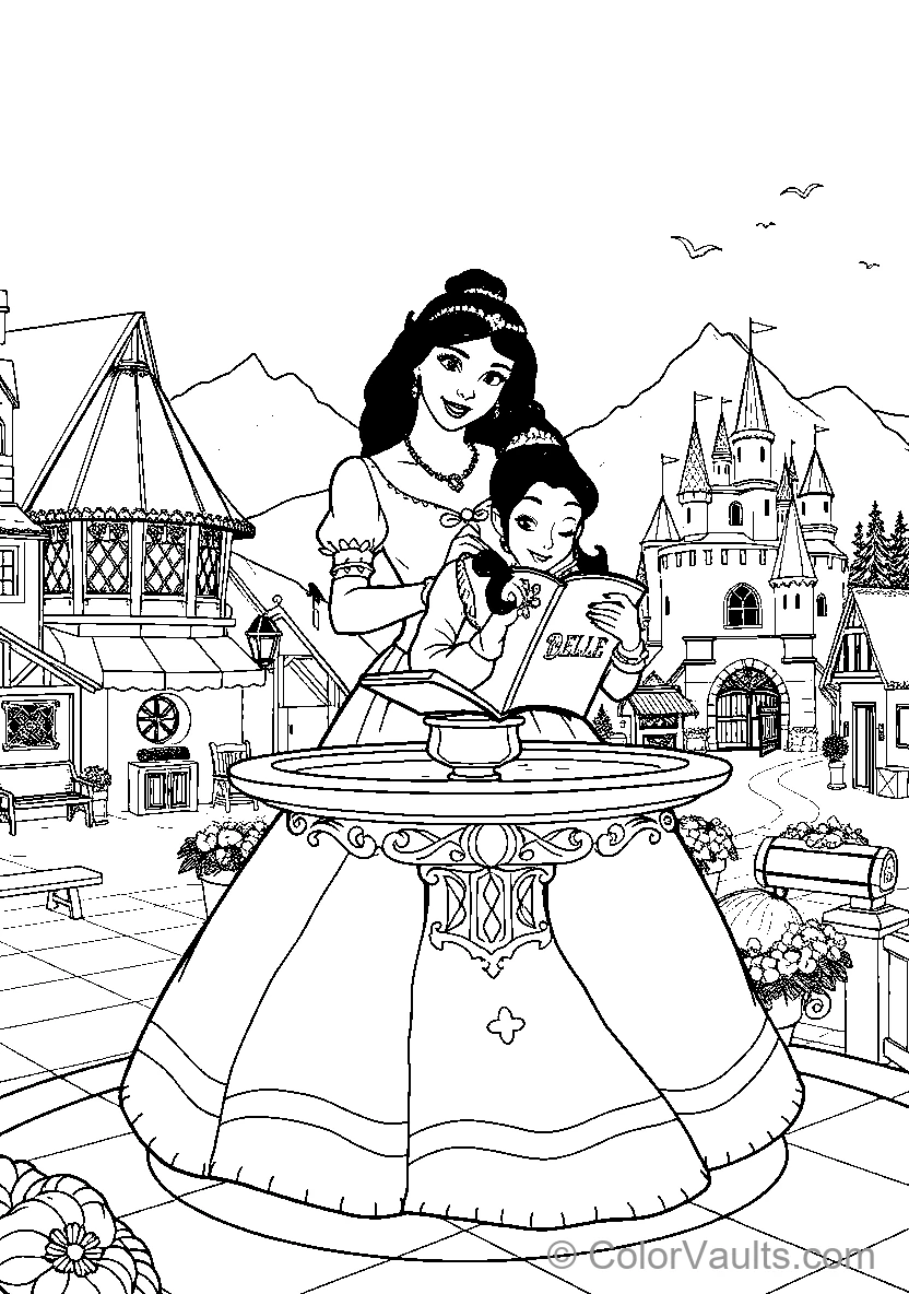 Belle Reads Her Favorite Storybook (Scene 3)