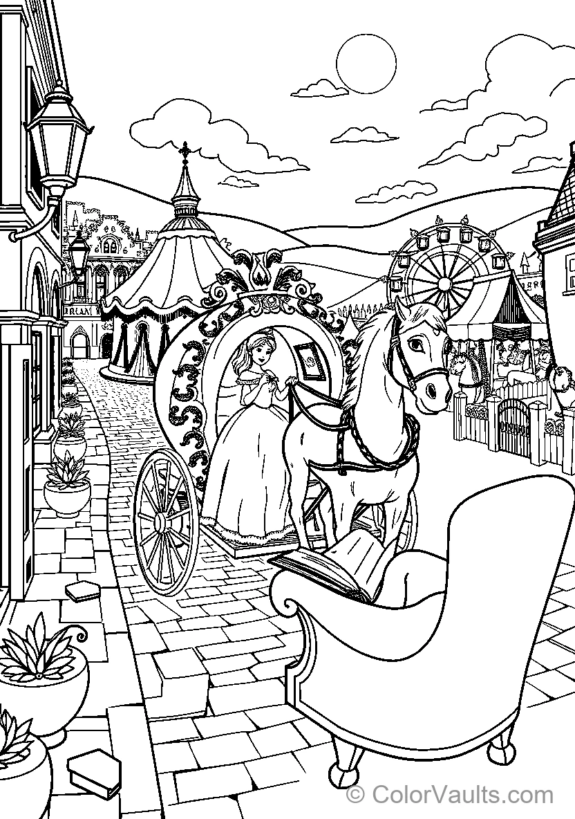 Belle Reads In An Armchair