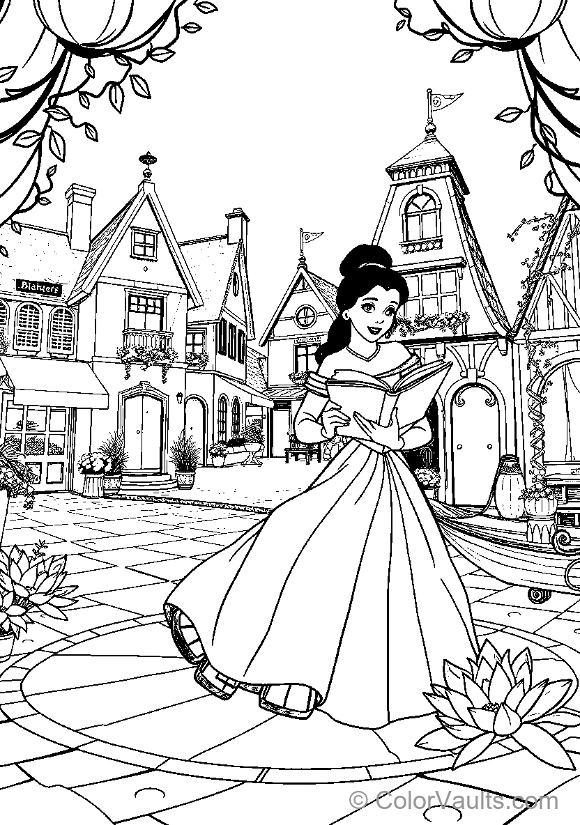 Belle Reads In Town (Scene 7)