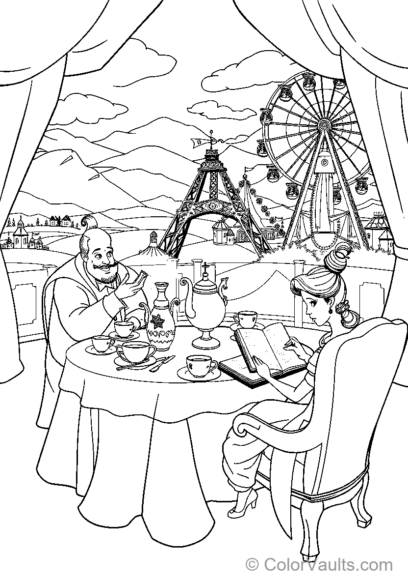Belle Reads To The Beast In Paris