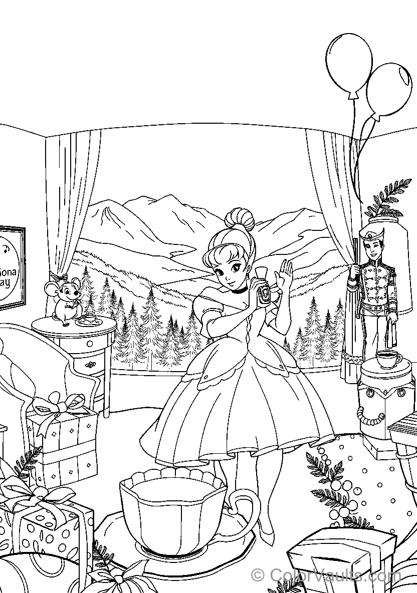 Belle Waving Goodbye