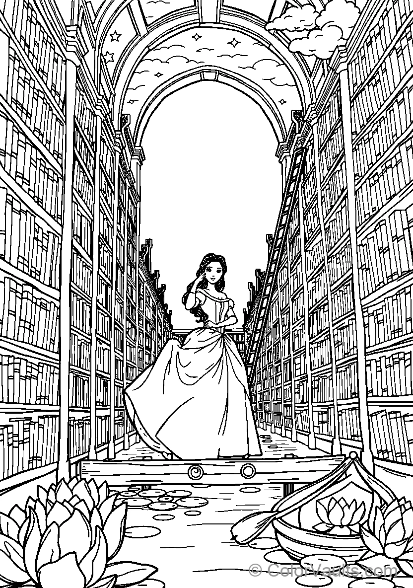 Belles Library Adventure (Scene 3)