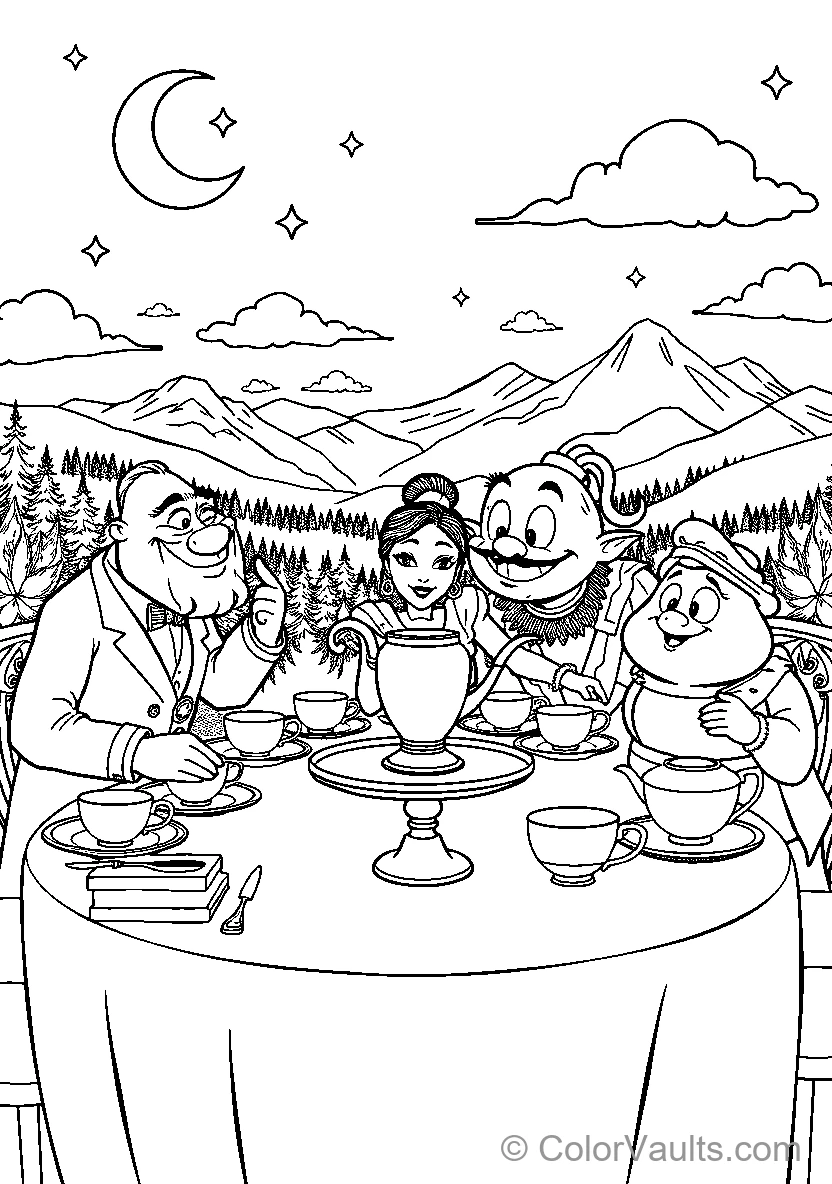 Belles Tea Party With Friends