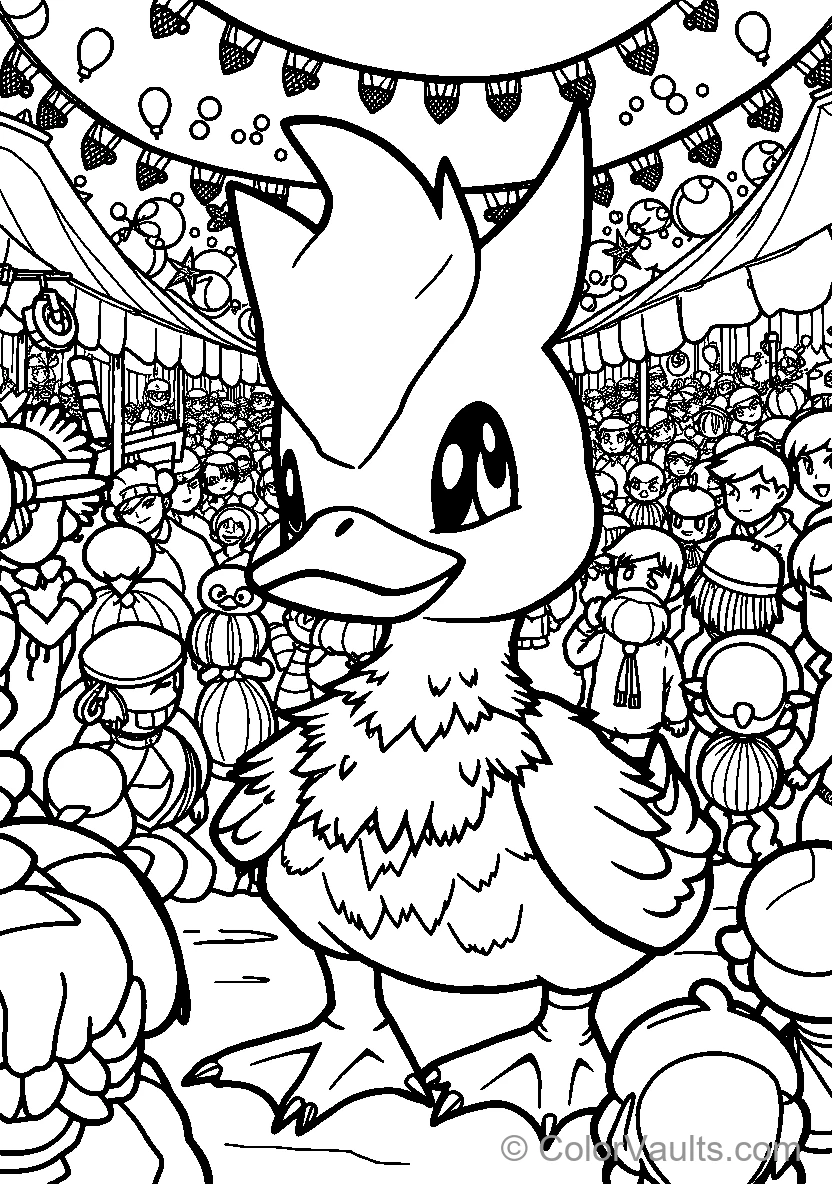 Birds of the World coloring page 2