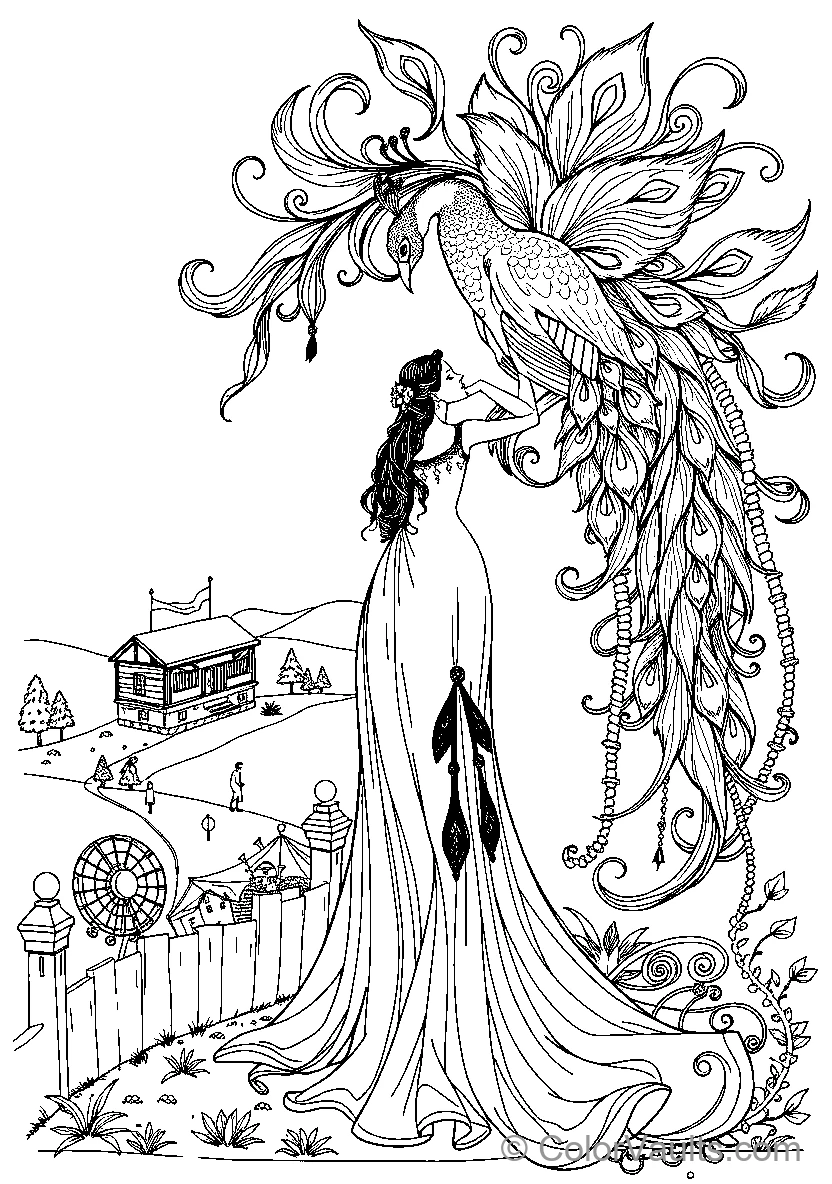 Belle Meets Peacock