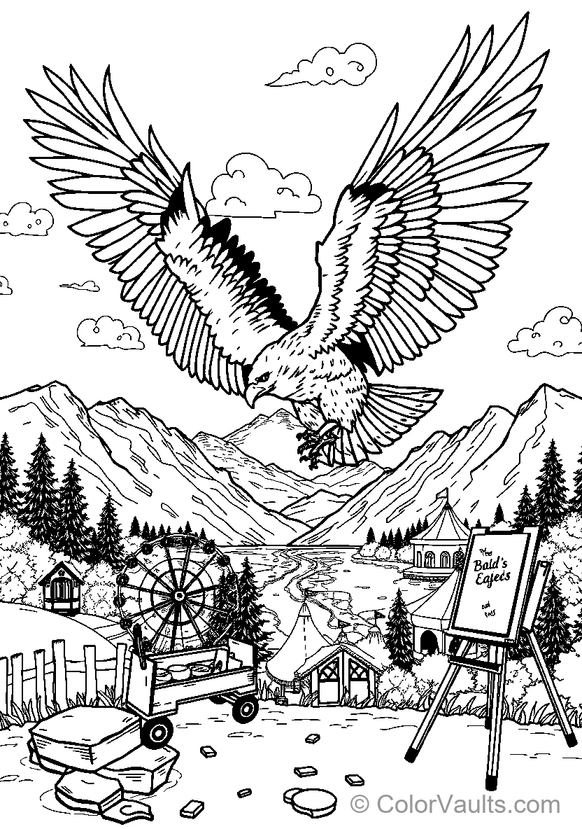 Eagle In Flight (Scene 3)