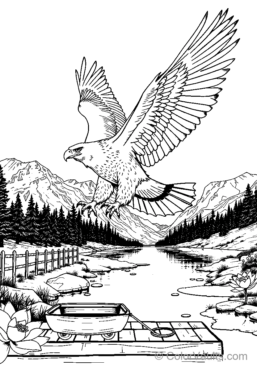 Eagle In Flight (Scene 11)