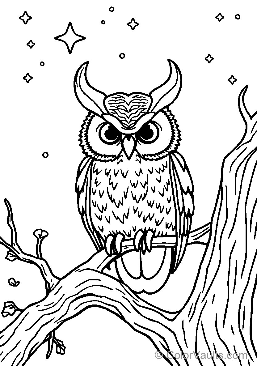 Horned Owl (Scene 5)