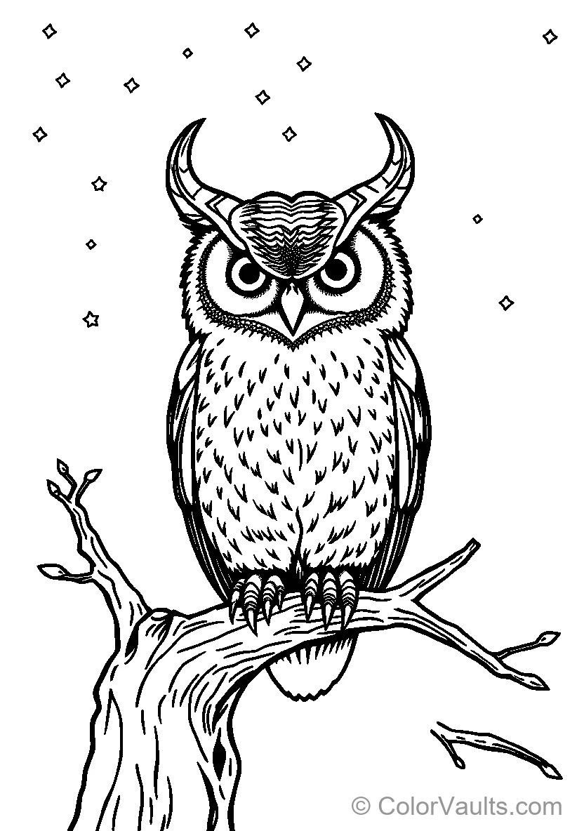 Horned Owl (Scene 7)