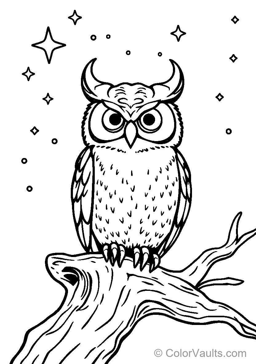 Horned Owl (Scene 9)