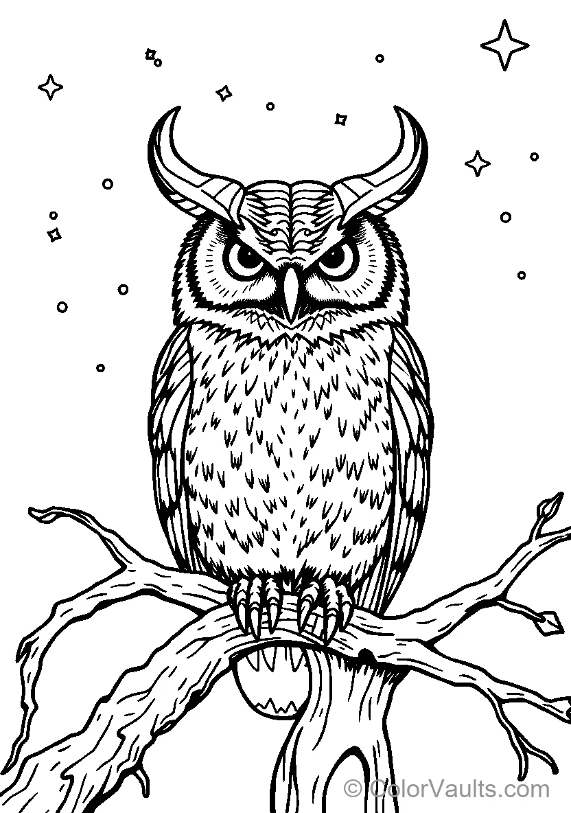 Horned Owl (Scene 11)