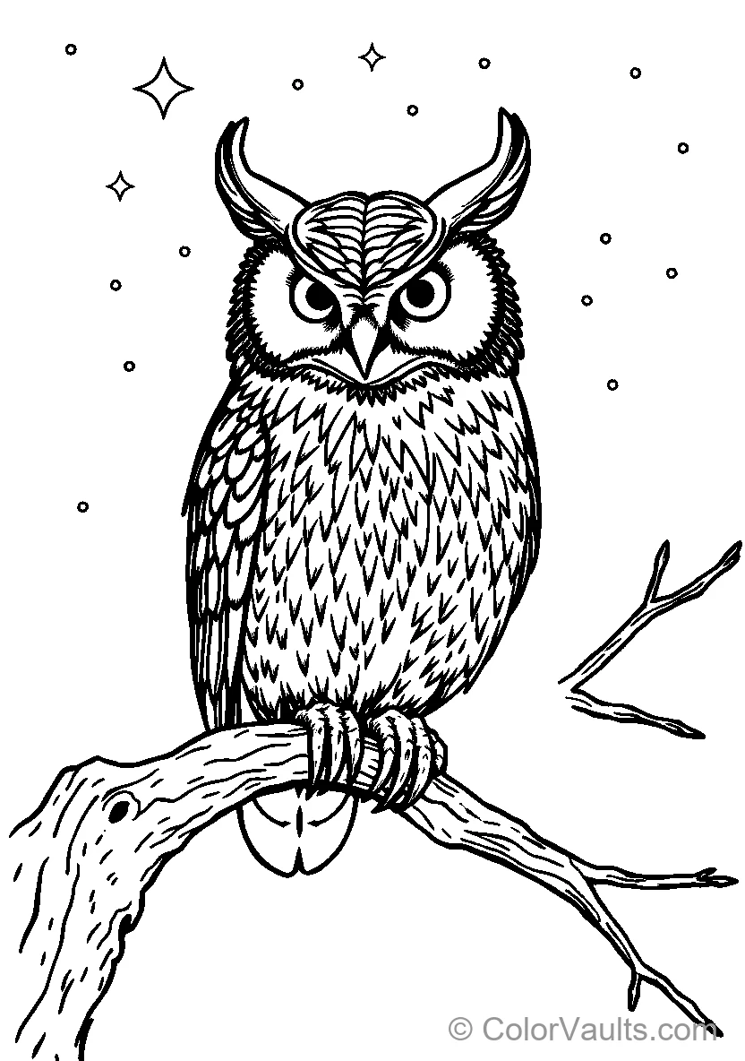 Horned Owl (Scene 13)