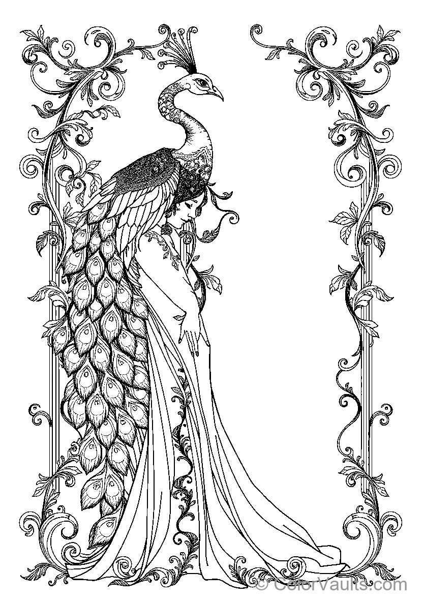 Ornate Peacock (Scene 3)