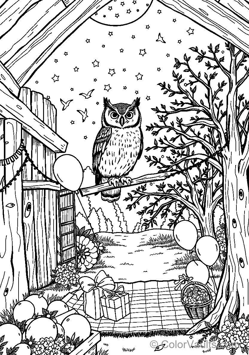 Owl Nighttime