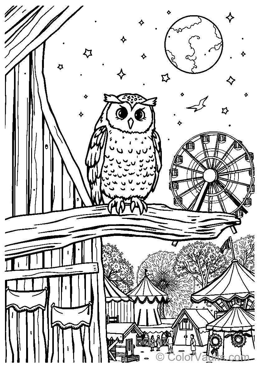 Owl At The Fair
