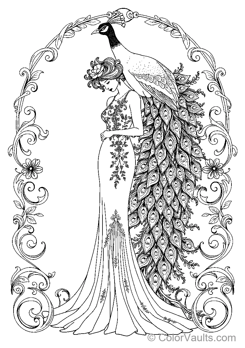 Peacock Woman
