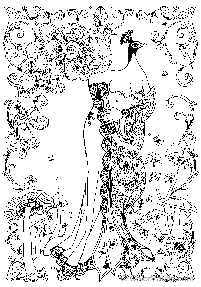 Peacock Woman (Scene 5)