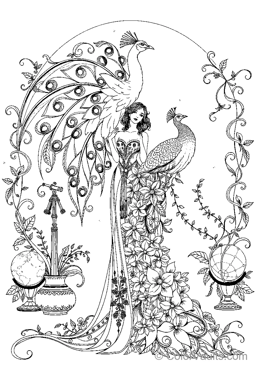 Peacock Woman (Scene 7)