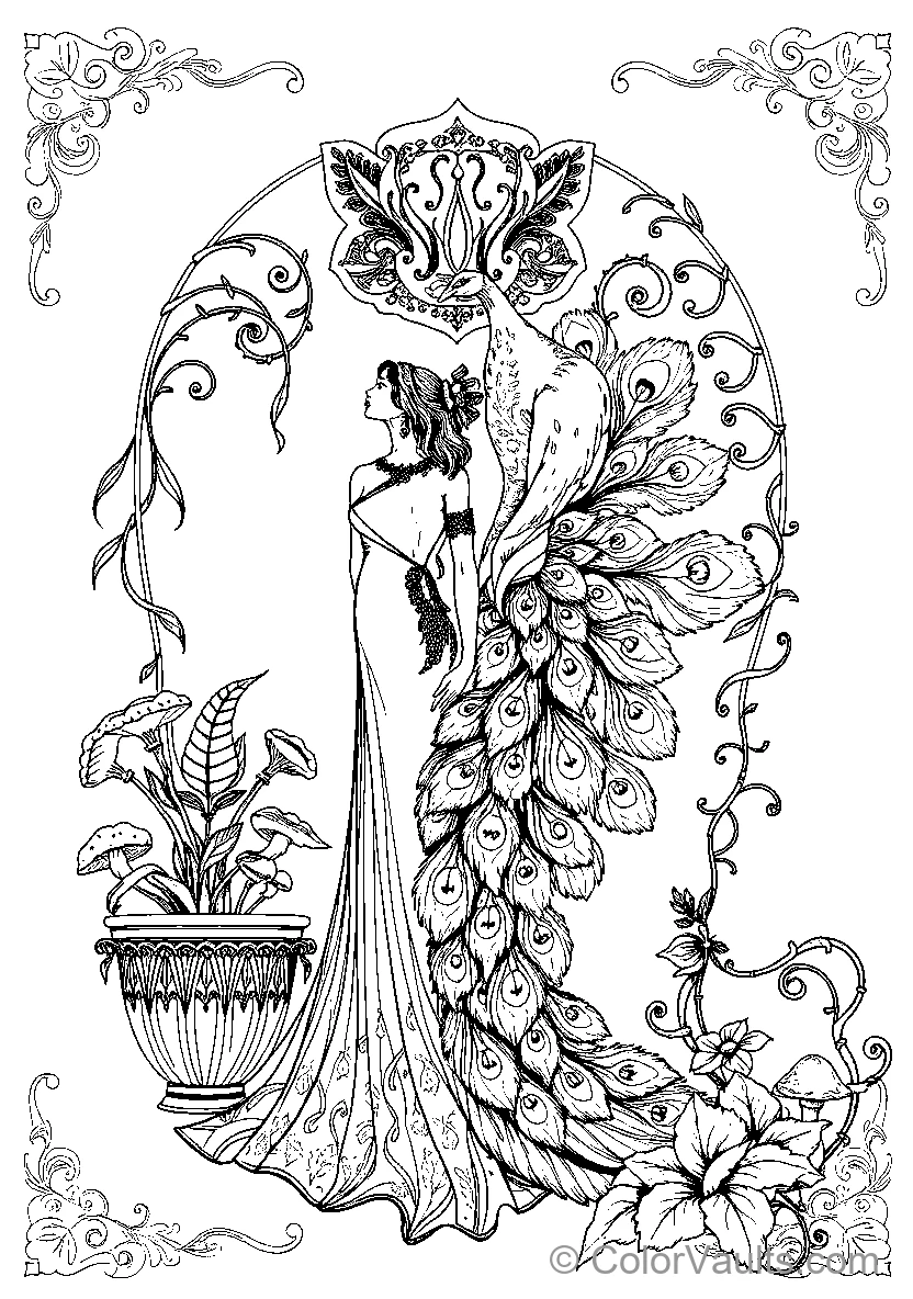Peacock Woman (Scene 13)