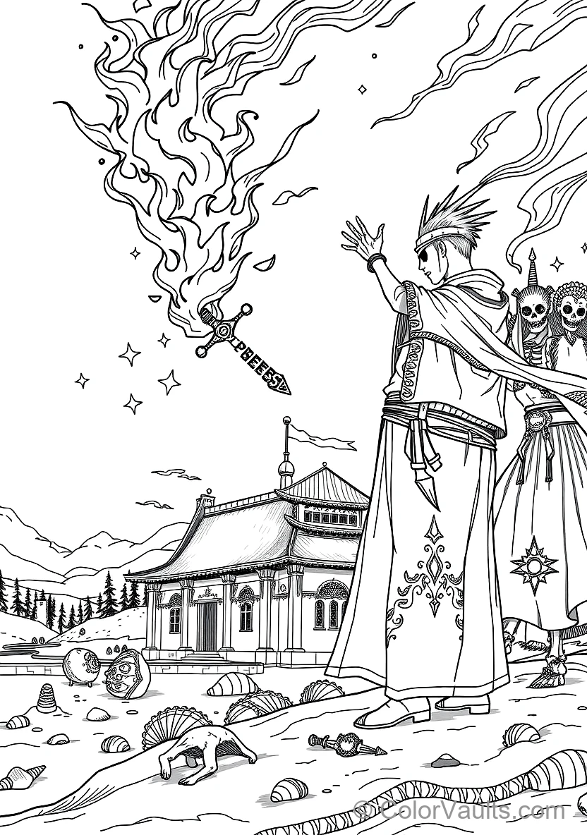 Genryusai Shigekuni Yamamoto in Bankai Zanka No Tachi