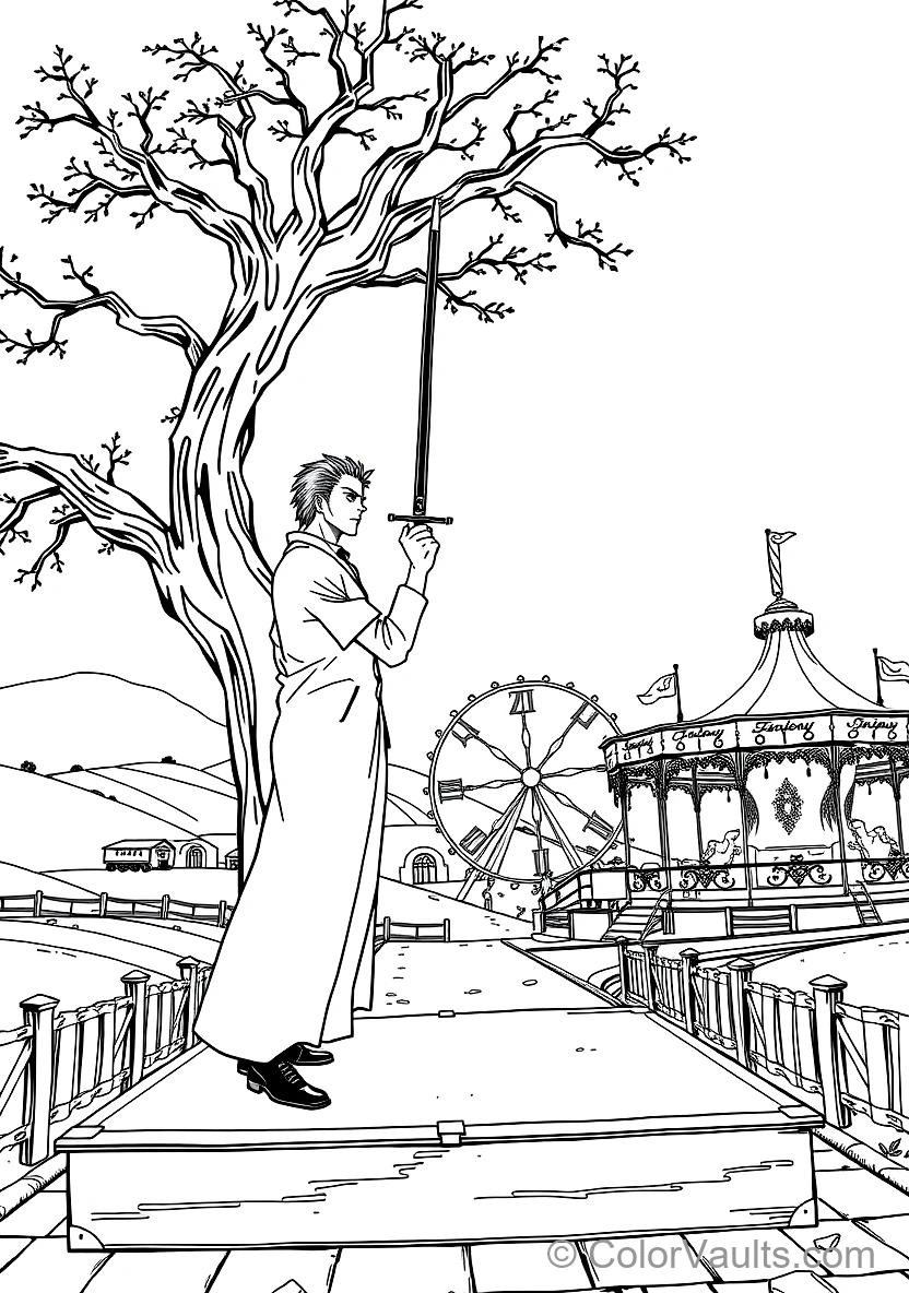 Sosuke Aizen Stopping Ichigo Sword with a Single Index (Scene 3)