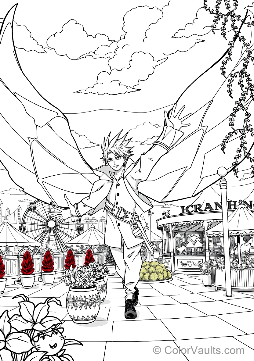 Toshiro Hitsugaya in Bankai Daiguren Hyorinmaru (Scene 3)