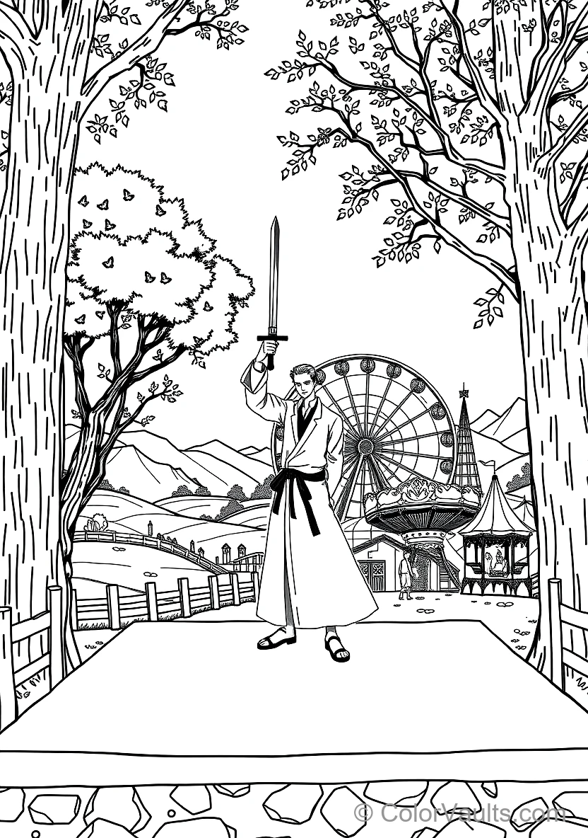 Sosuke Aizen Stopping Ichigo Sword with a Single Index (Scene 10)