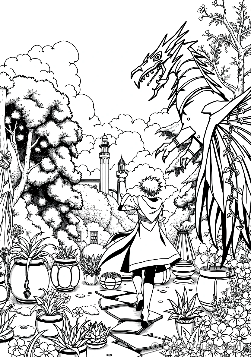 Toshiro Hitsugaya in Bankai Daiguren Hyorinmaru (Scene 8)