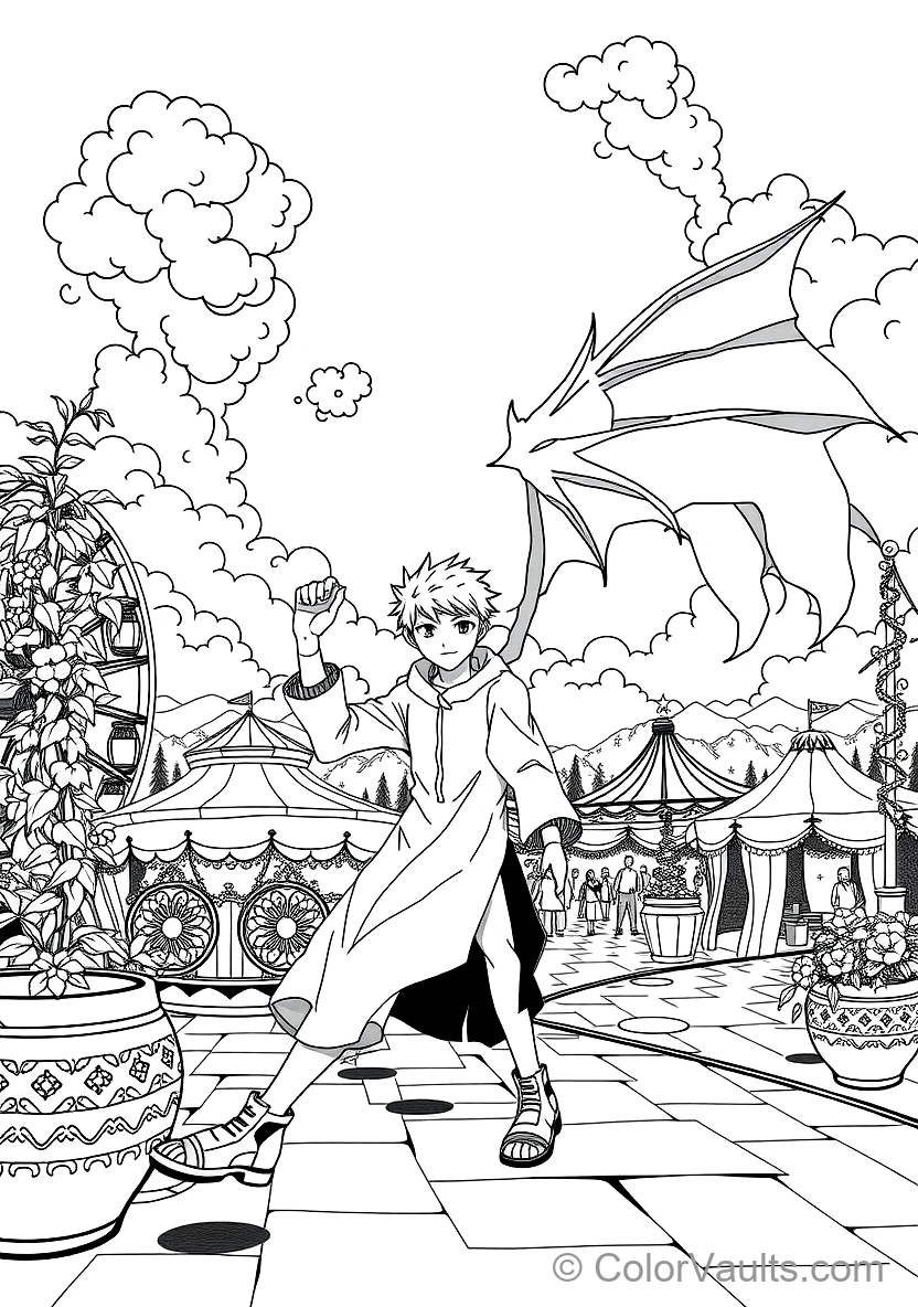 Toshiro Hitsugaya in Bankai Daiguren Hyorinmaru (Scene 10)