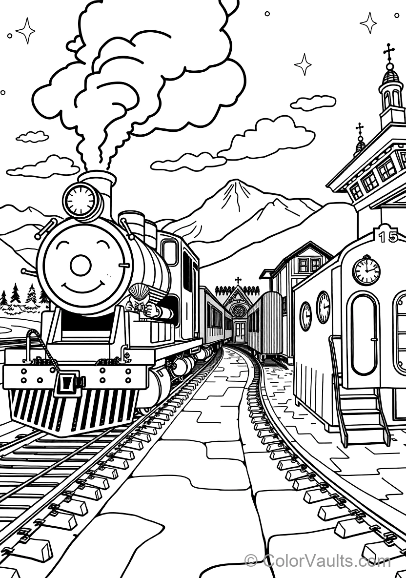 Blippi Exploring a Historic Steam Train Museum