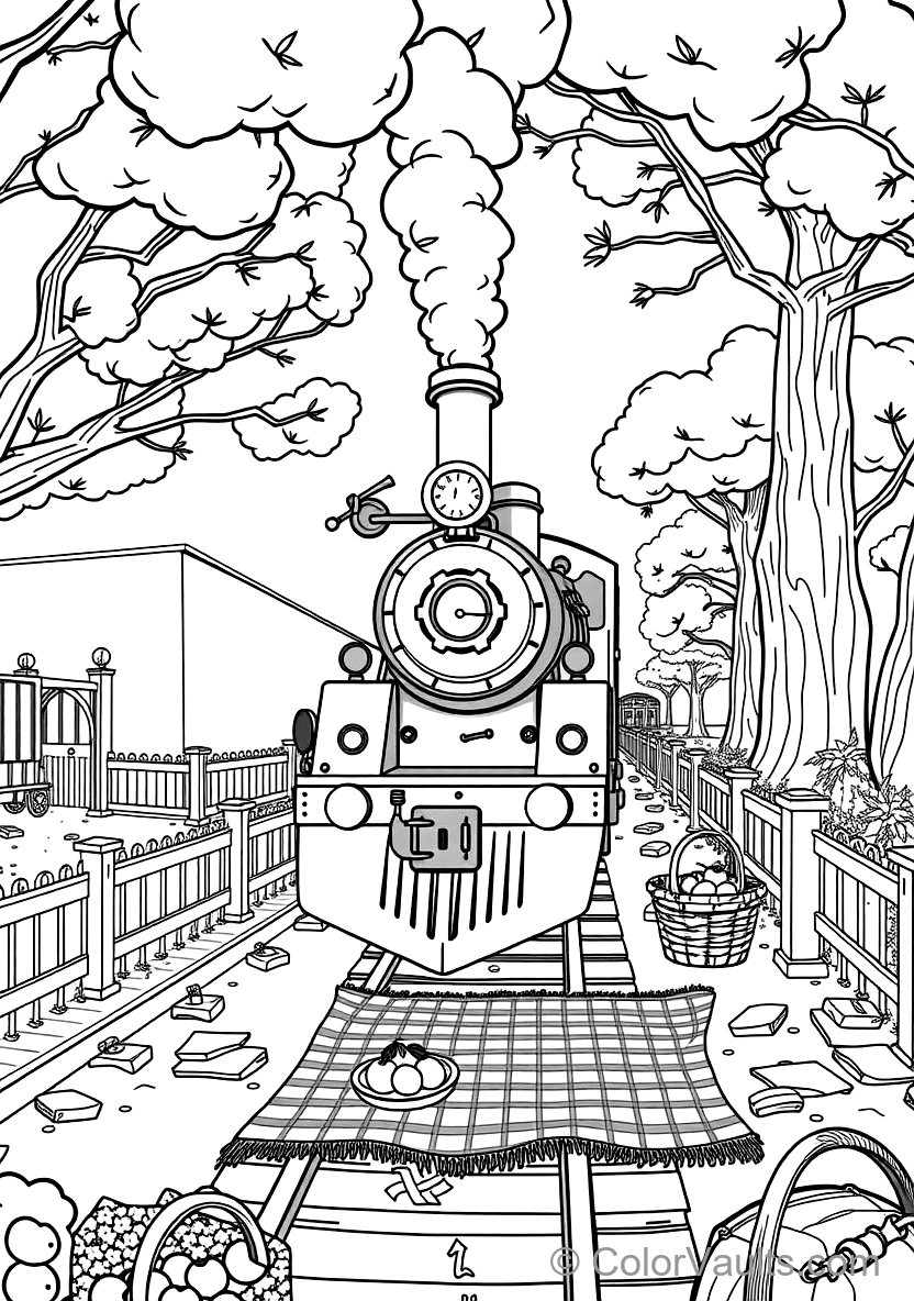 Blippi Exploring a Historic Steam Train Museum (Scene 6)