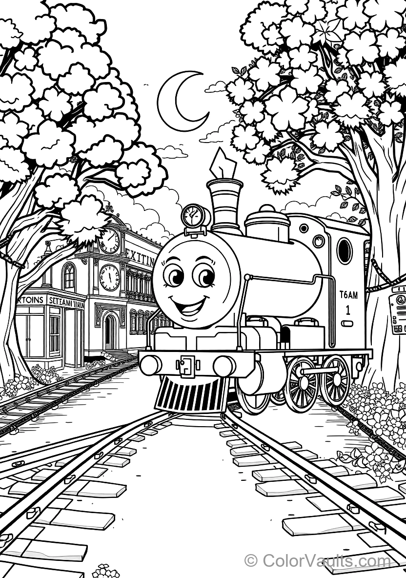 Blippi Exploring a Historic Steam Train Museum (Scene 13)